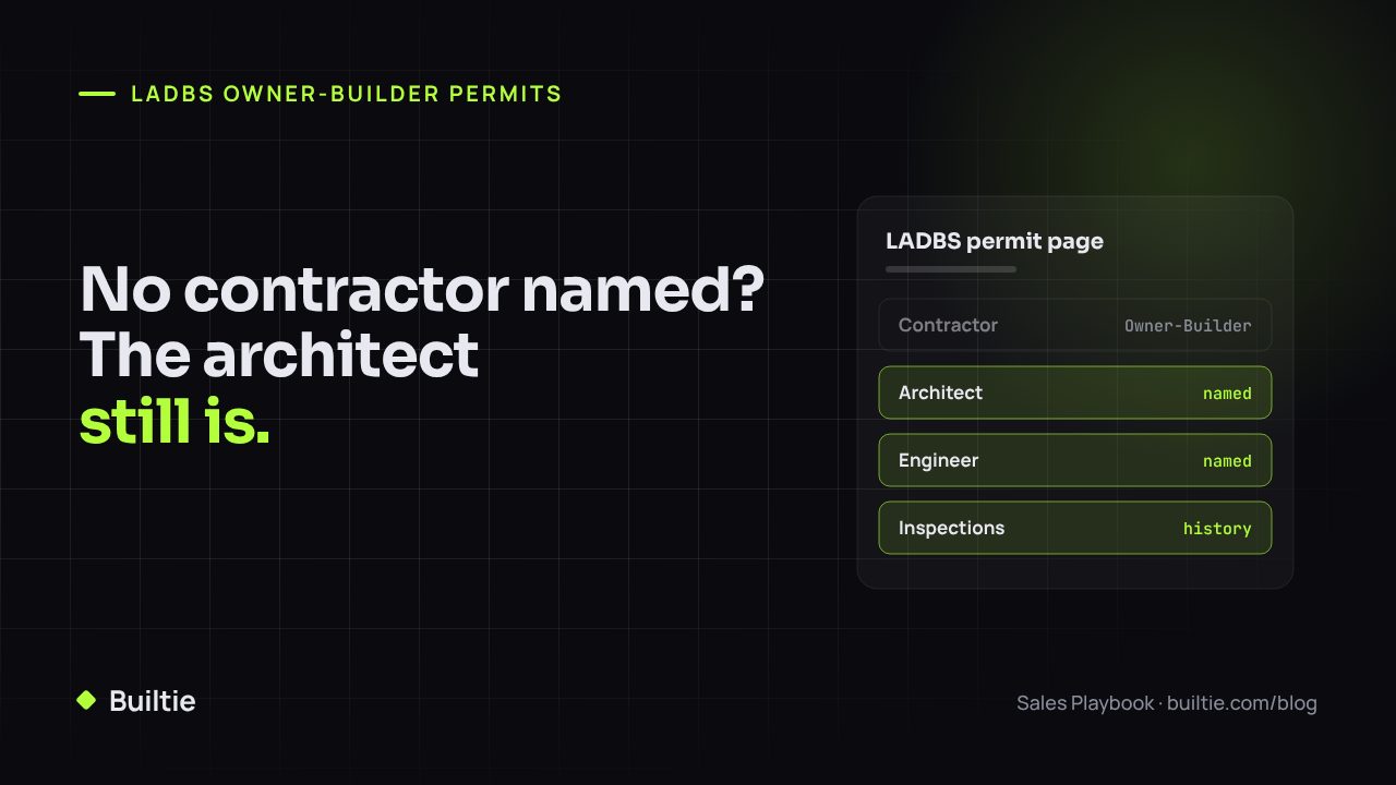 LADBS Owner-Builder Permits: Who to Contact When No Contractor Is Named
